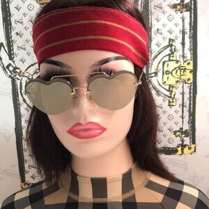 New - Miu Miu™ Core Collection MU 62US ZVN1C0 58 - Pale Gold